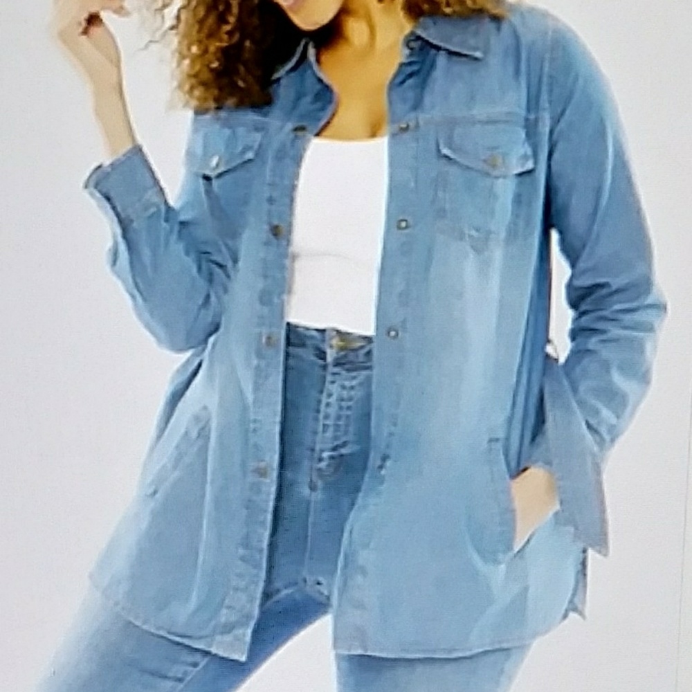 Belted Denim Jacket
